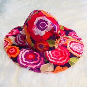 Crazy 8 Multicolor Sun Hat w/ Velcro Chin Strap